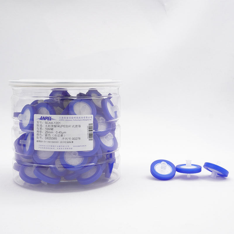 Filtration product syringe filter